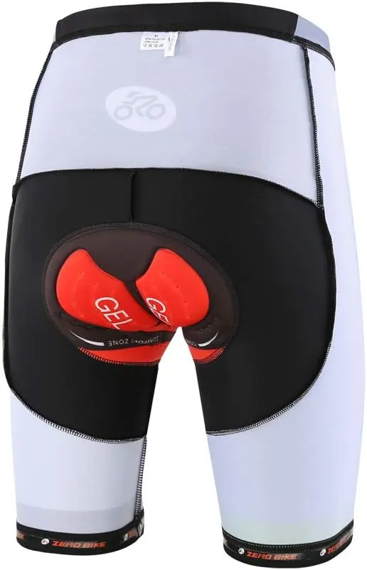 Men's Short Sleeve Cycling Jersey Set Breathable Quick Dry 3D Padded Bicycle Shorts MTB Bike Clothing