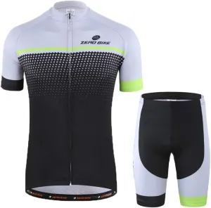 Men's Short Sleeve Cycling Jersey Set Breathable Quick Dry 3D Padded Bicycle Shorts MTB Bike Clothing