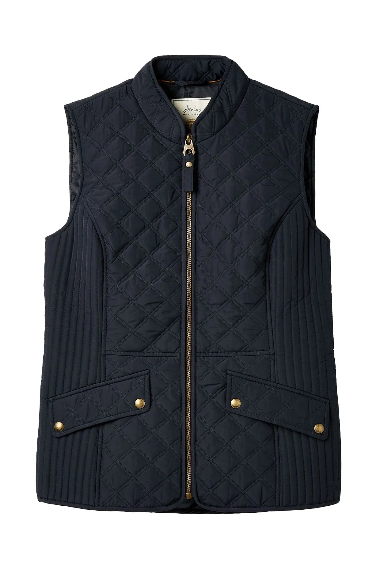 Minx Diamond Quilted Gilet - Dark Navy