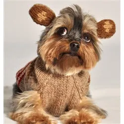 MONKEY & EARS HOODIE DOG SWEATER