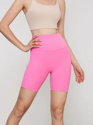 Multicolor Running Shorts for Womens Causal Tummy Control Workout Shorts High Waisted Yoga Capris Shorts