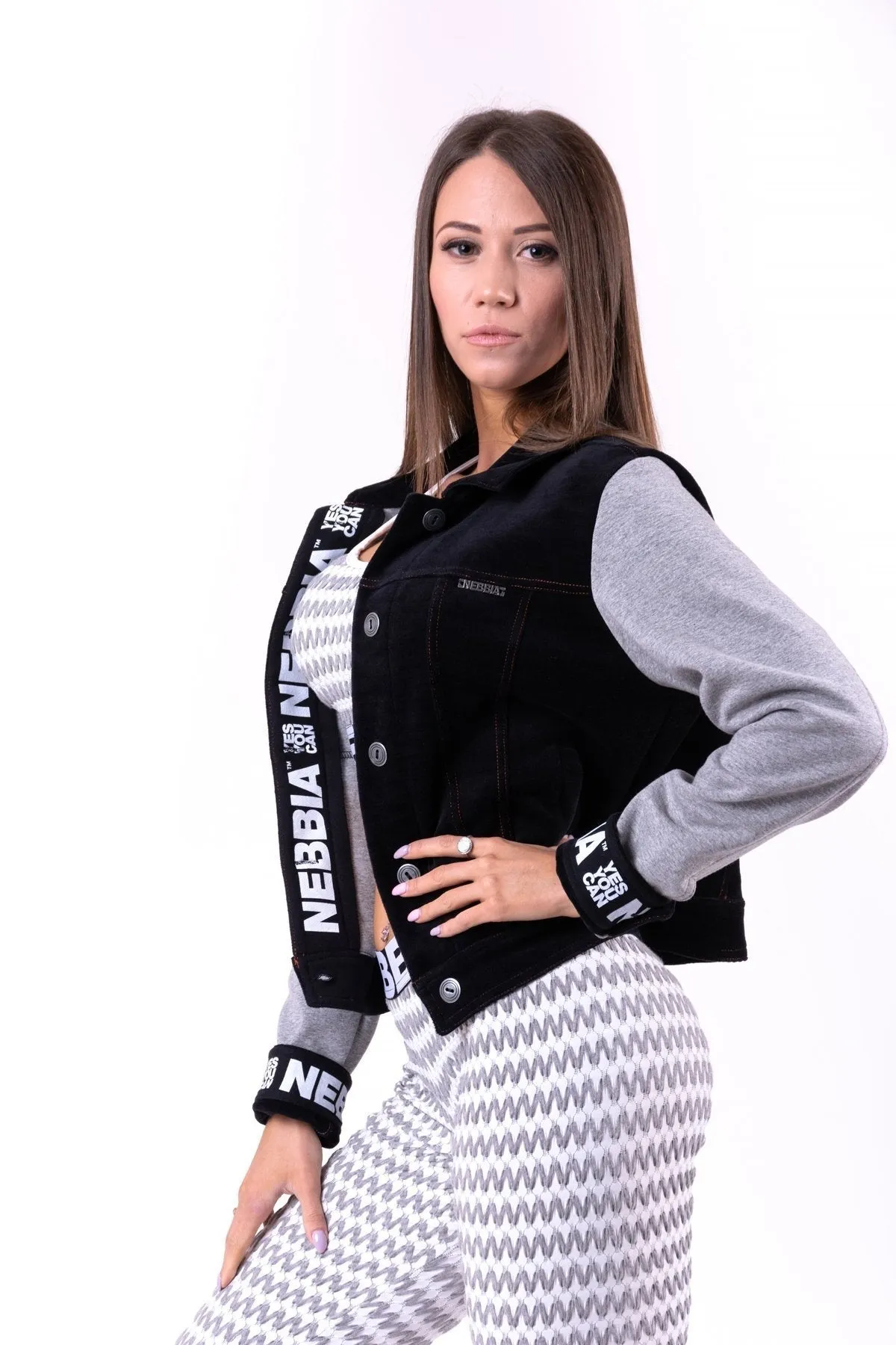 Nebbia Baseball Jacket 686 - Black