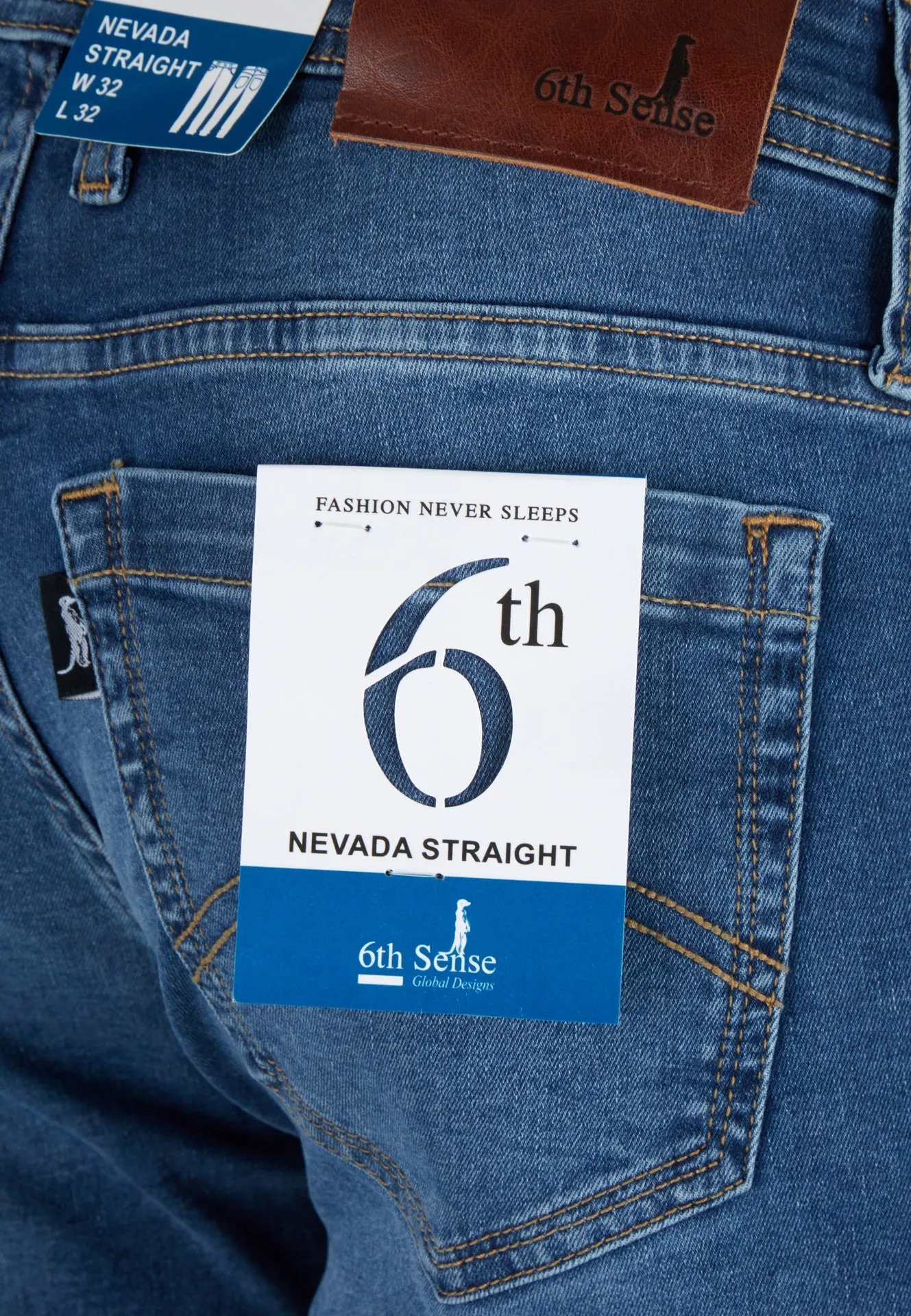 Nevada Lightwash Tapered Jeans