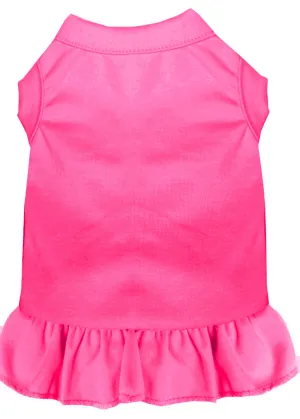 Plain Pet Dress Bright Pink 4x