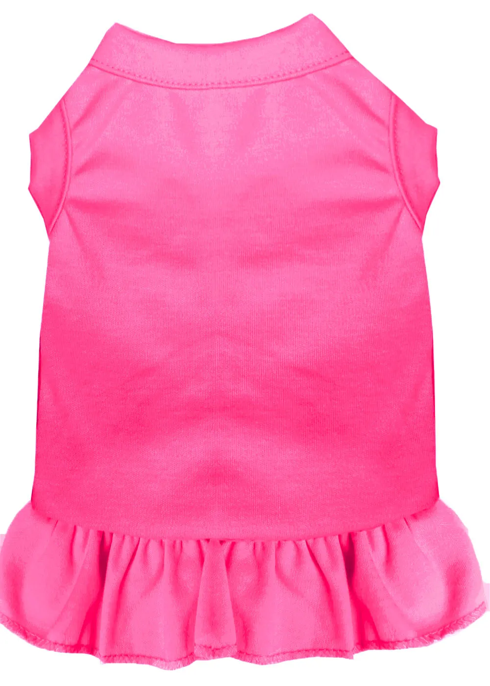 Plain Pet Dress Bright Pink 4x