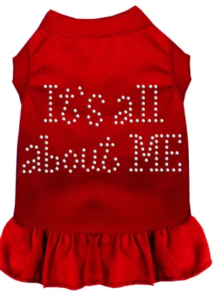 Rhinestone All About Me Dress Red Xxl