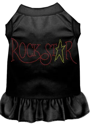 Rhinestone Rockstar Dress Black 4x