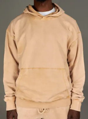 Ringspun Hoodie - Acid Wash - Beige - 341-301