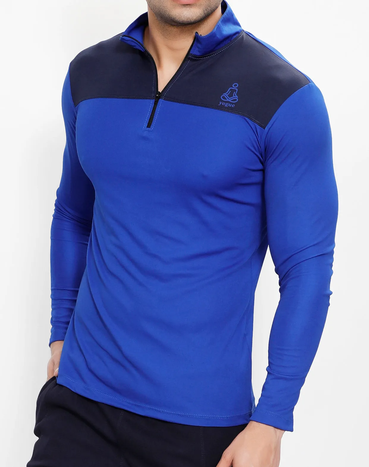 Royal Blue Half Zipper