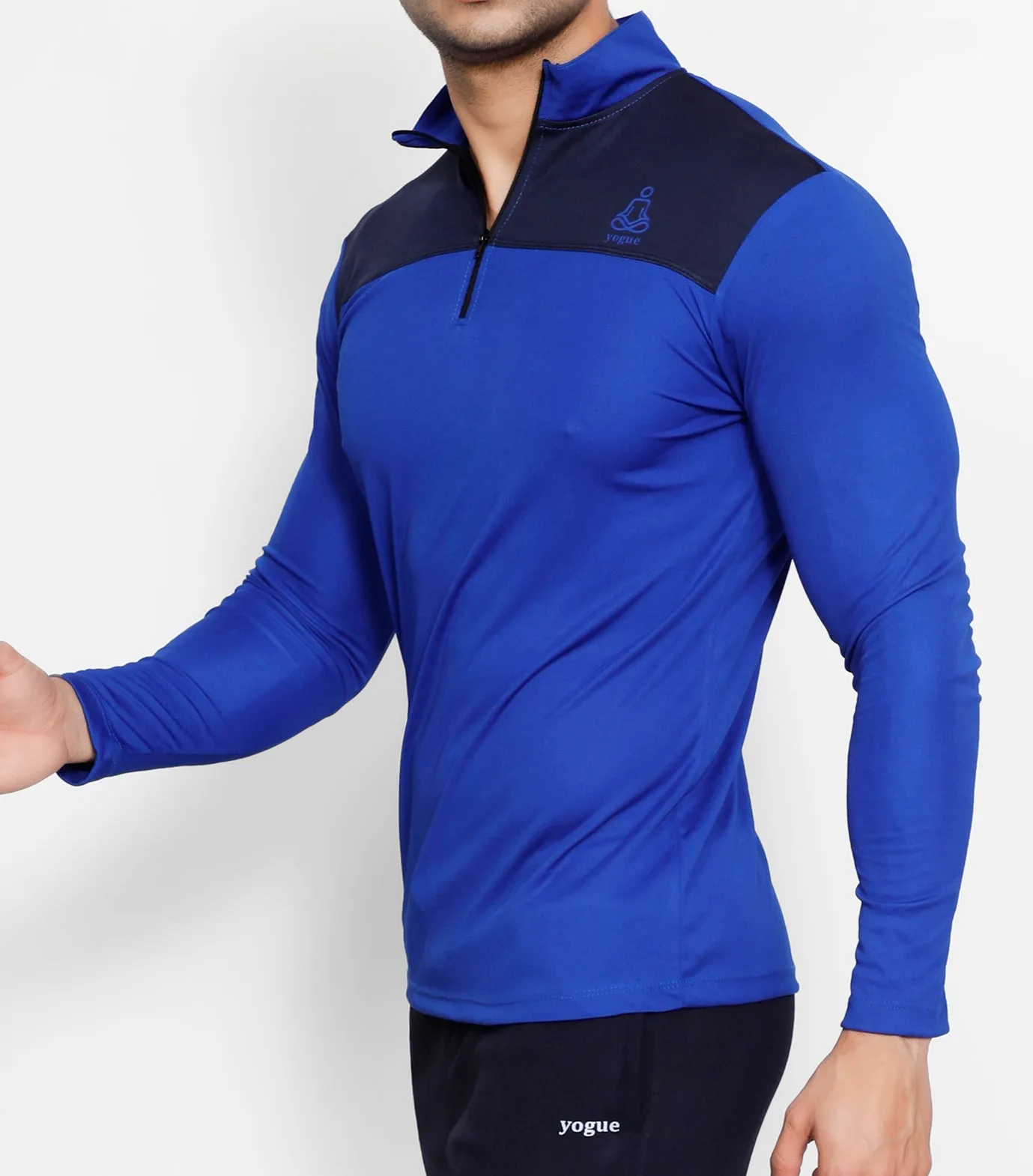 Royal Blue Half Zipper