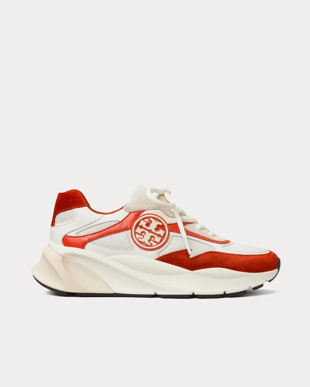Sawyer New Ivory / Brick Orange / Beige Low Top Sneakers