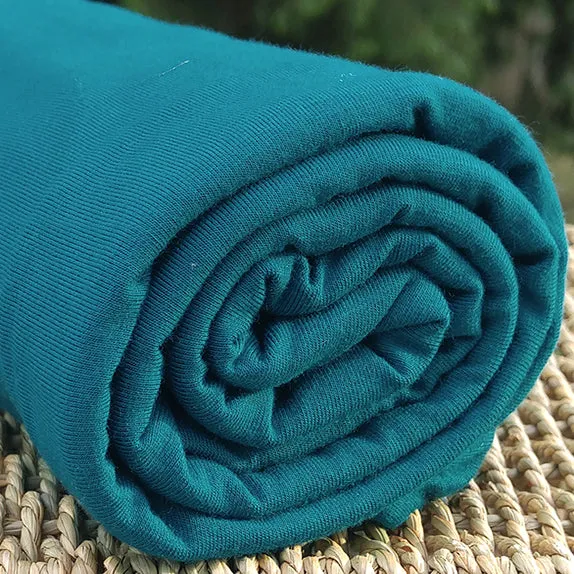 Shaded Spruce /Teal Jersey Fabric by the Yard