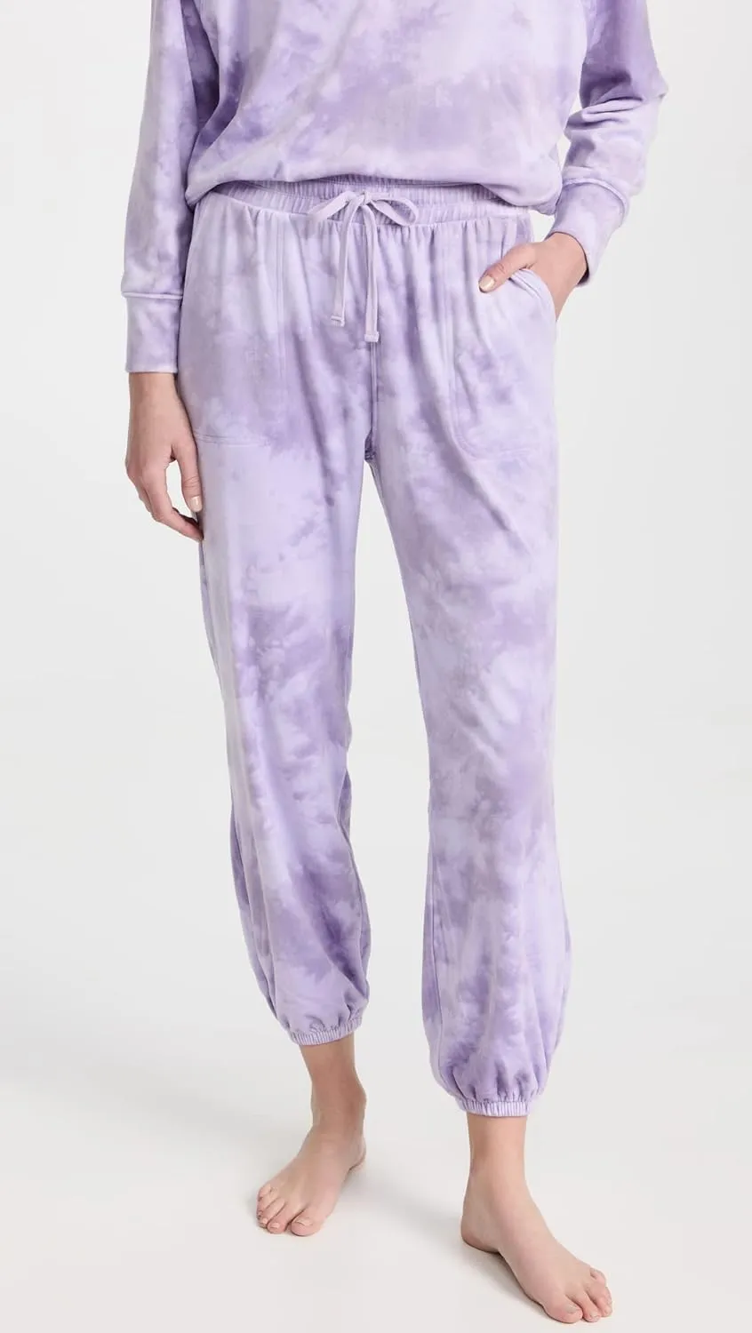 Splendid Women's Long Sleeve Lounge Top and Cozy Bottom Pant Pajama Set Pj