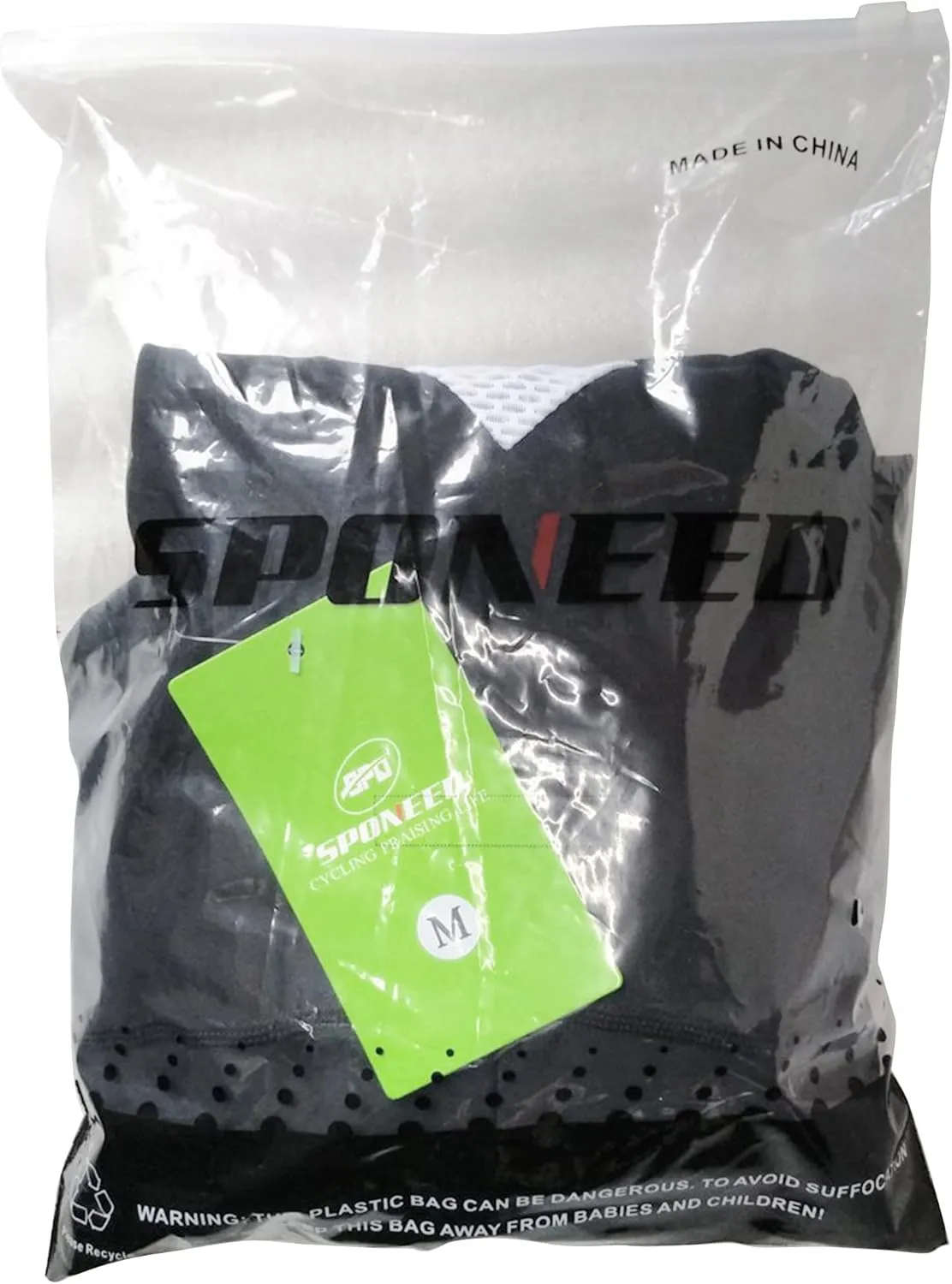 sponeed Cycling Bib Shorts Men Biker Bibs for Men Padded Breathable Racing Shorts UPF 50 