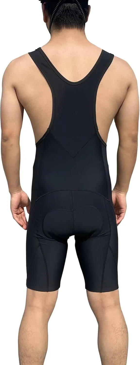 sponeed Cycling Bib Shorts Men Biker Bibs for Men Padded Breathable Racing Shorts UPF 50 