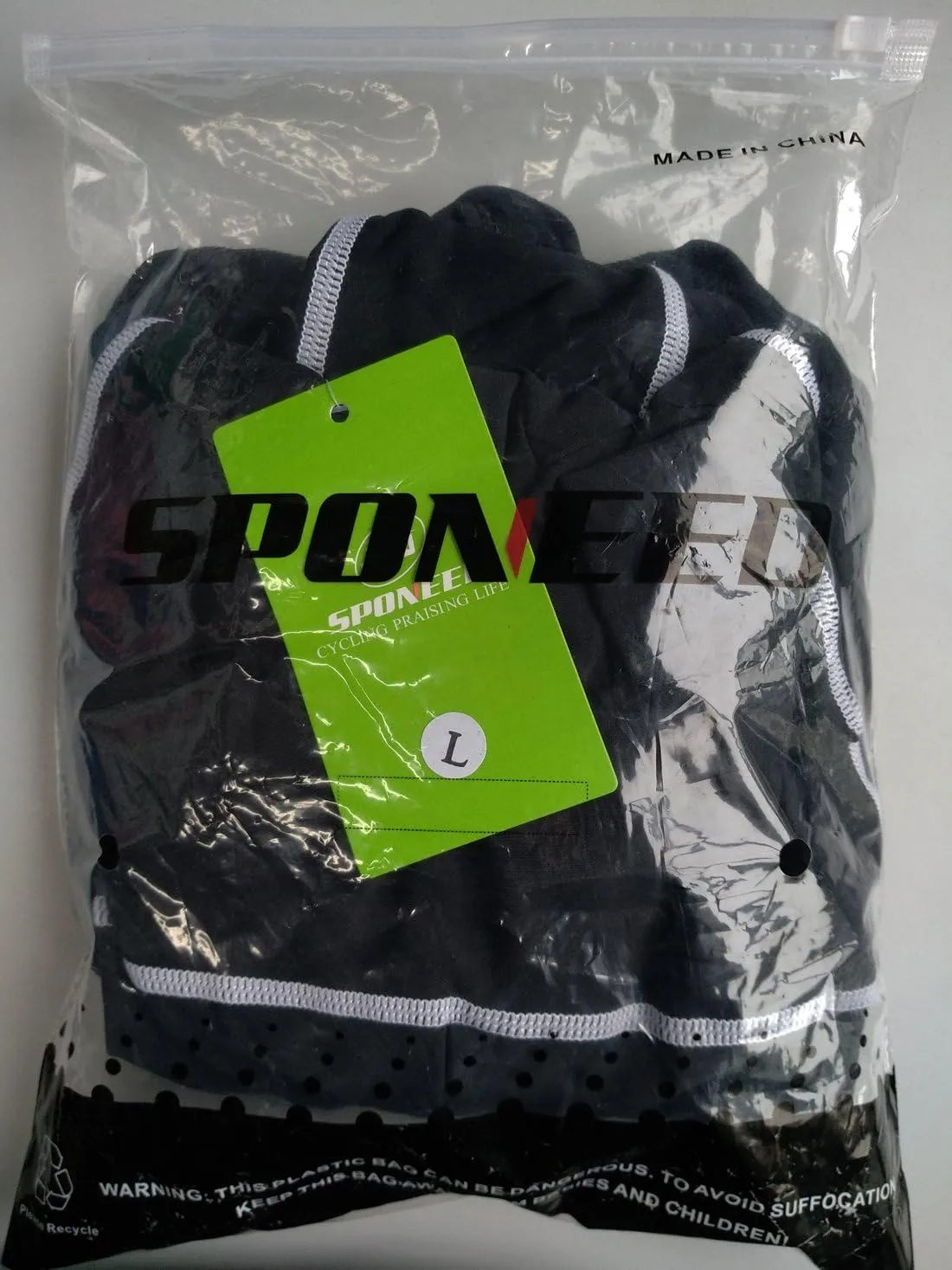 sponeed Cycling Bib Shorts Men Biker Bibs for Men Padded Breathable Racing Shorts UPF 50 