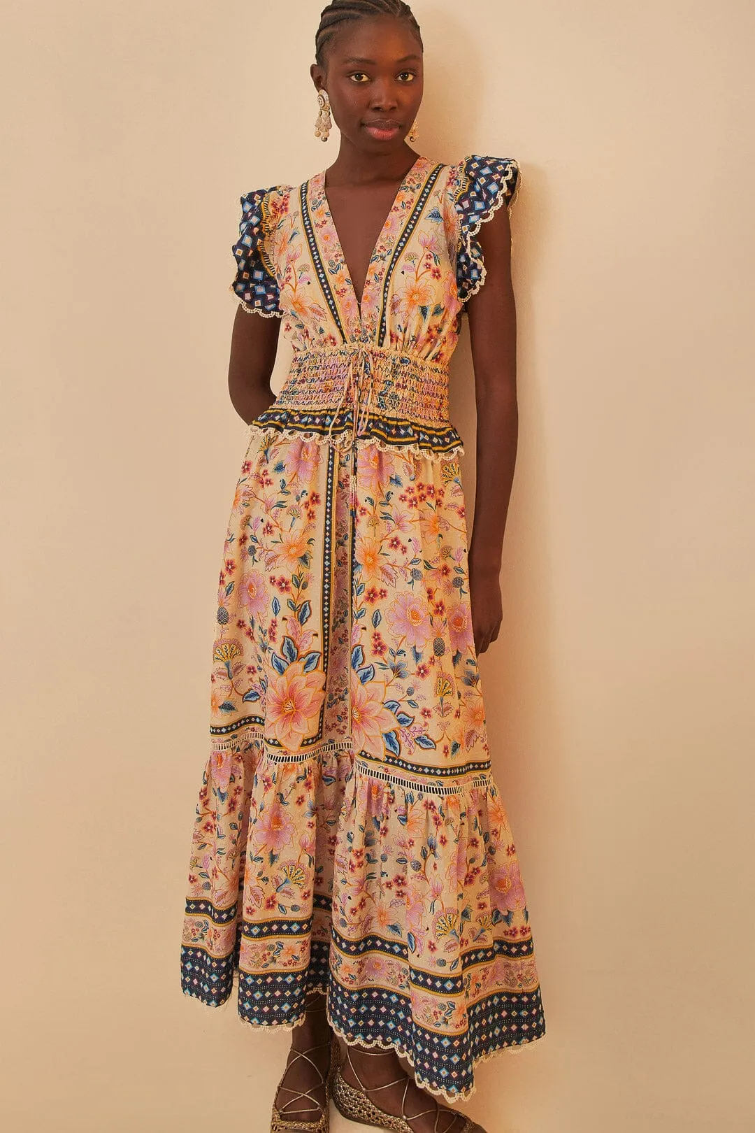 Superbloom Tapestry Maxi Dress