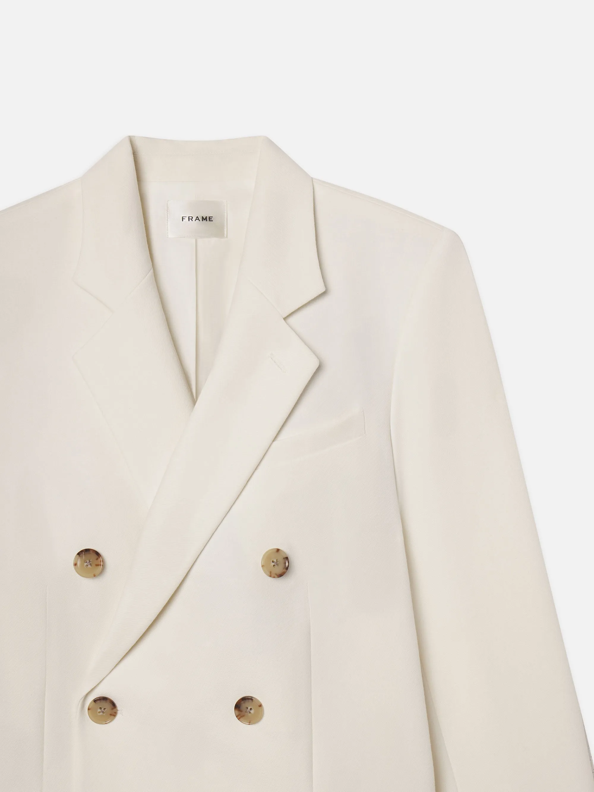 The Relaxed Everyday Blazer -- Ecru