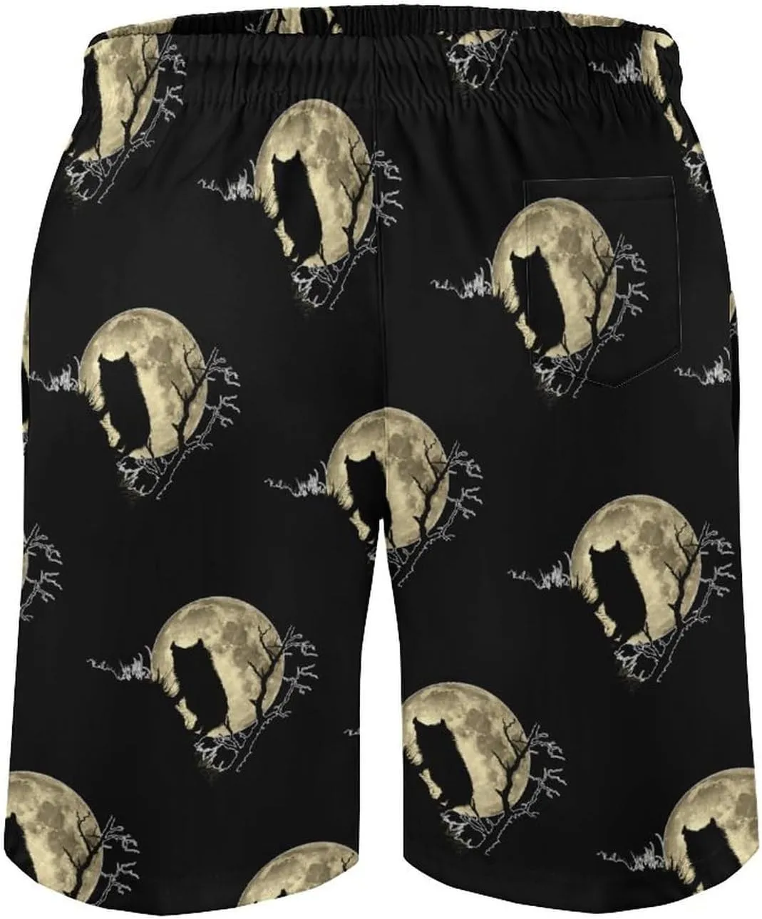 Wild Boar Hunting Hunter Men's Swim Trunks Quick Dry Board Shorts Breathable Summer Beach Shorts Bathing Suits