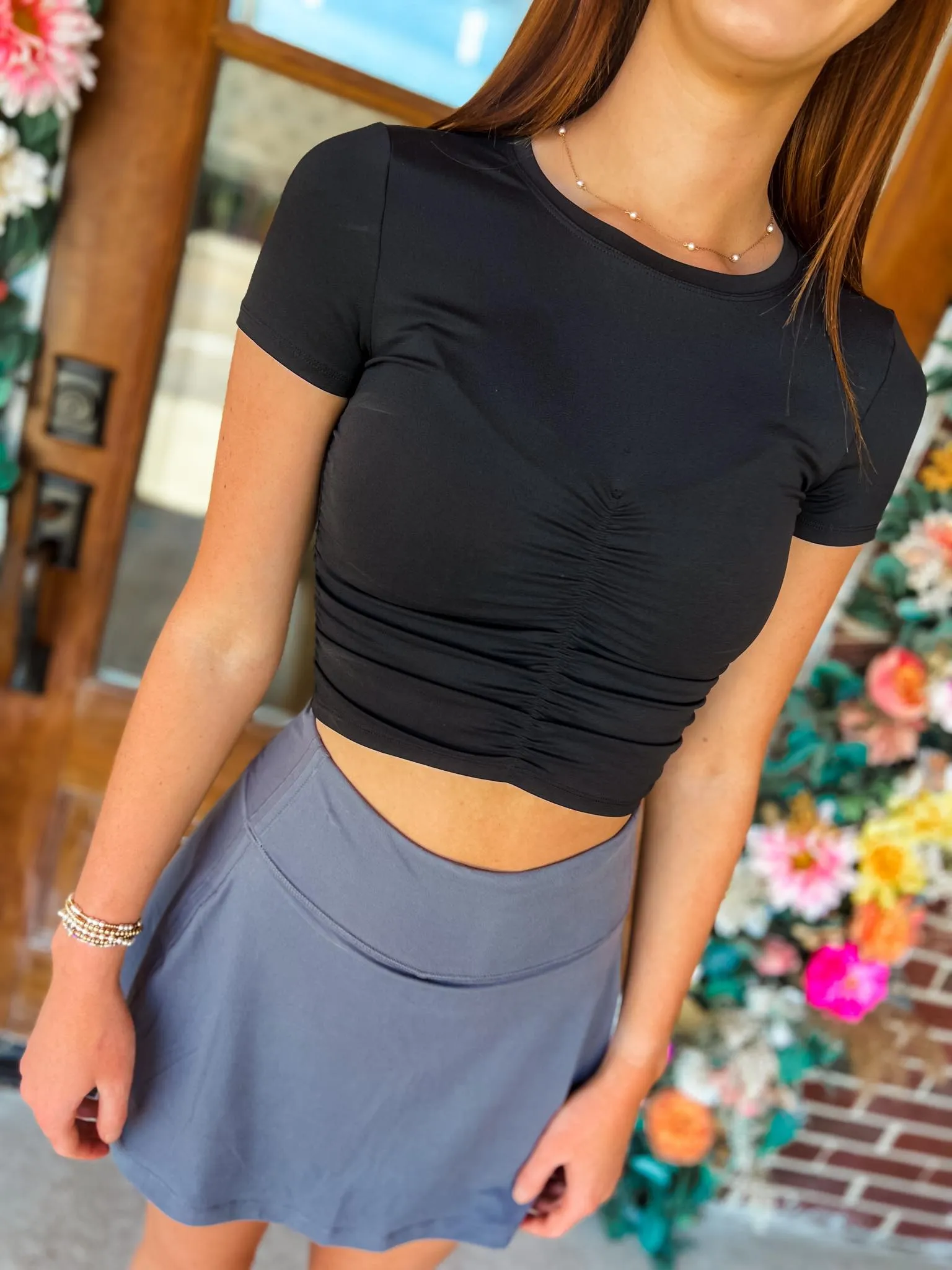 Winning It All Active Top - BLACK
