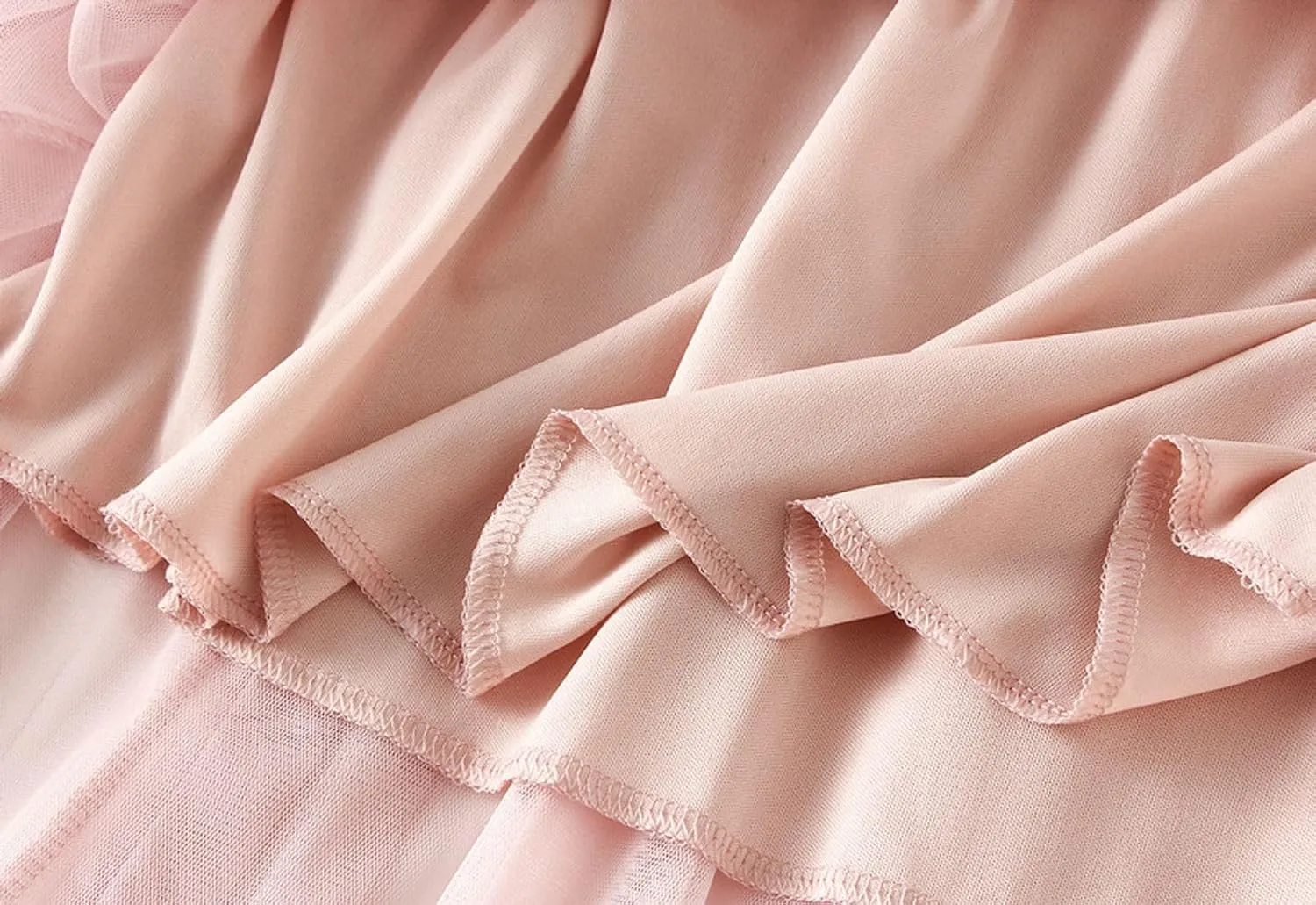 Women's Ruffled Tulle Midi Skirt High Waist Pleated A-line Skirt for Elegant and Casual Occasions 2025 Summer Fashion