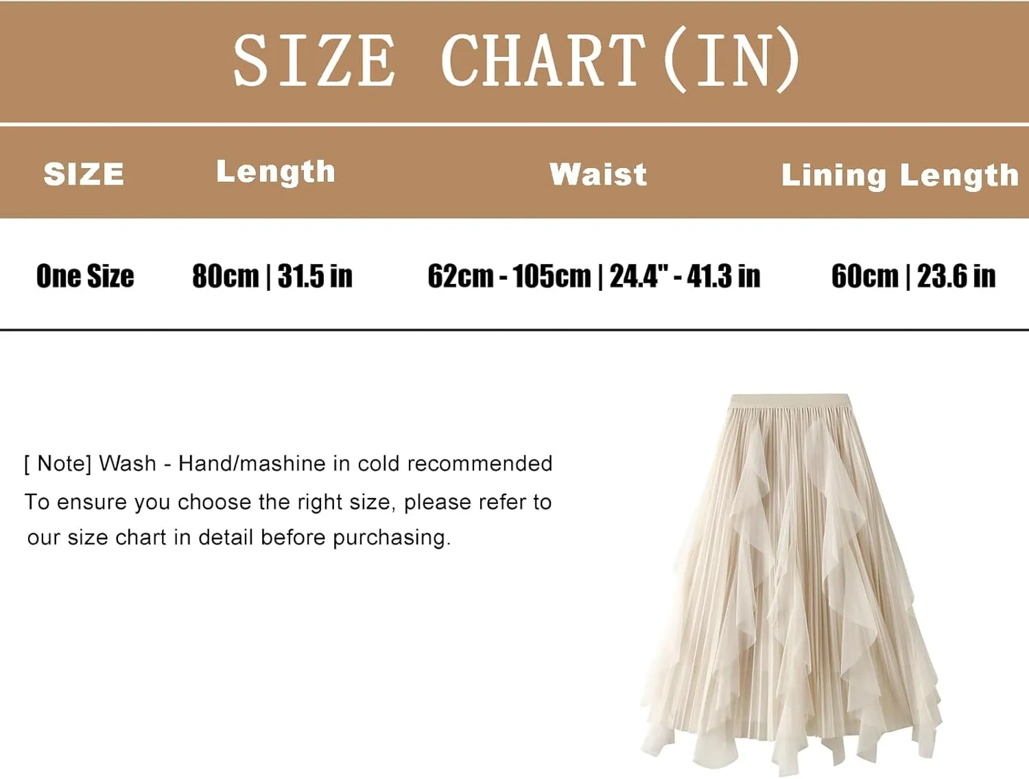 Women's Ruffled Tulle Midi Skirt High Waist Pleated A-line Skirt for Elegant and Casual Occasions 2025 Summer Fashion