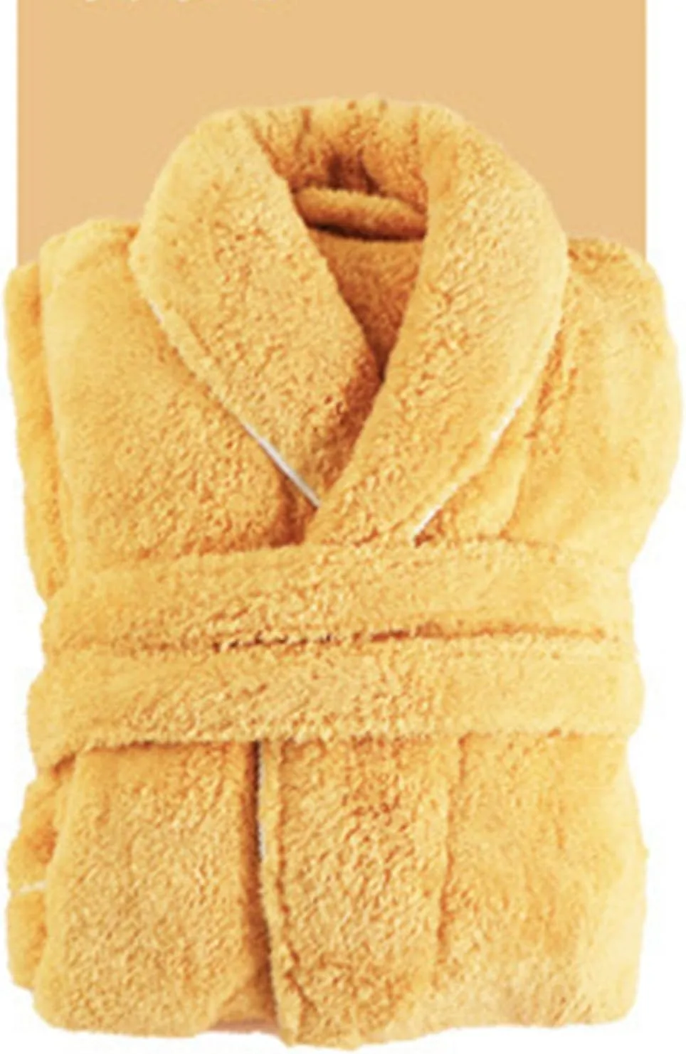 Women's Sherpa Plush Fluffy Robe Winter Warm Cozy Lounge Wear Flannel Bathrobes Soft Fluffy Nightwear Loungewear