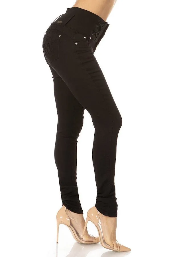X Line Mid Rise Jeans