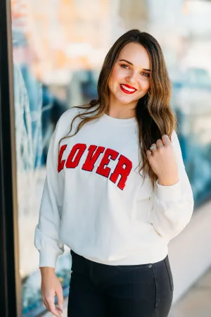 Z Supply: Lover Oversized Sweatshirt in Vanilla Ice
